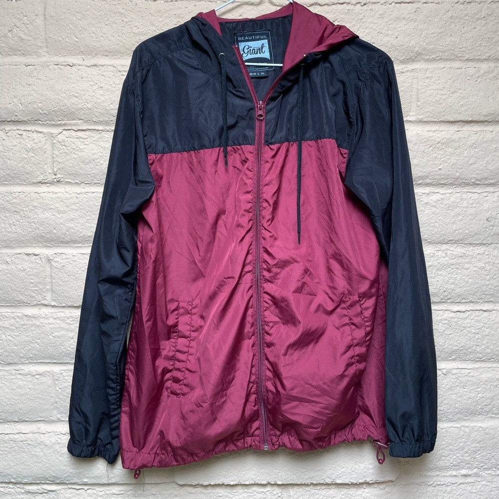 Giant Maroon and Black Jacket